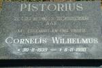 PISTORIUS Cornelis Wilhelmus 1939-1990