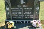 VENTER Bertie 1926-1990 & Joey 1926-2008