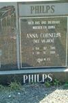 PHILIPS Anna Cornelia nee VILJOEN 1910-1988