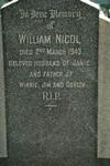 NICOL William -1943