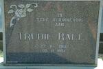 RALL Trudie 1960-1984