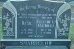 SHARDELOW Basil 1905-1979 & Elizabeth Mathilda 1911-1990