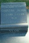 VLOK Christina Jacoba 1922-1979