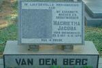 BERG Magrietha Jacoba, van den nee DIEDERICKS 1917-1978