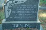 GREYLING William Michael 1914-1978