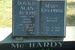 McHARDY Donald Alan Joseph 1905-1986 & Mary Josephine 1905-1987