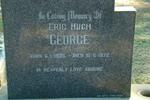 GEORGE Eric Hugh 1935-1972