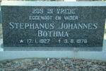 BOTHMA Stephanus Johannes 1927-1976