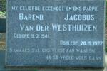 WESTHUIZEN Barend Jacobus, van der 1941-1977