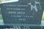 ZYL Hester Louisa, van 1939-1978