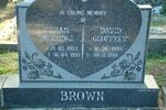 BROWN David Geoffrey 1945-1998 & Vivian Berridge 1953-1997