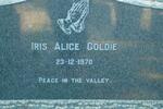 GOLDIE Iris Alice -1970