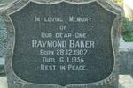 BAKER Raymond 1907-1954
