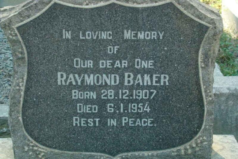 BAKER Raymond 1907-1954