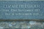 LOADER Elizabeth 1917-1930