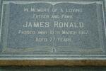 RONALD James -1967