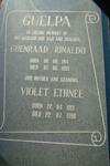 GUELPA Coenraad Rinaldo 1914-1995 & Violet Ethnee 1919-1998