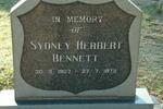 BENNETT Sydney Herbert 1907-1973