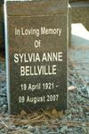 BELLVILLE Sylvia Anne 1921-2007