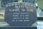 VICTOR Aletta Sophia nee HAVENGA 1905-1983