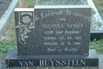 HUYSSTEEN Susanna Maria, van nee VAN VUUREN 1912-1981