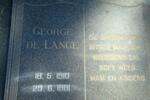 LANGE George, de 1910-1981