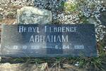 ABRAHAM Beryl Florence 1901-1989