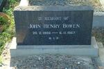 BOWEN John Henry 1903-1967