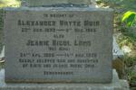 MUIR Alexander Whyte 1899-1965 :: LONG Jeanie Nicol nee MUIR 1905-1970