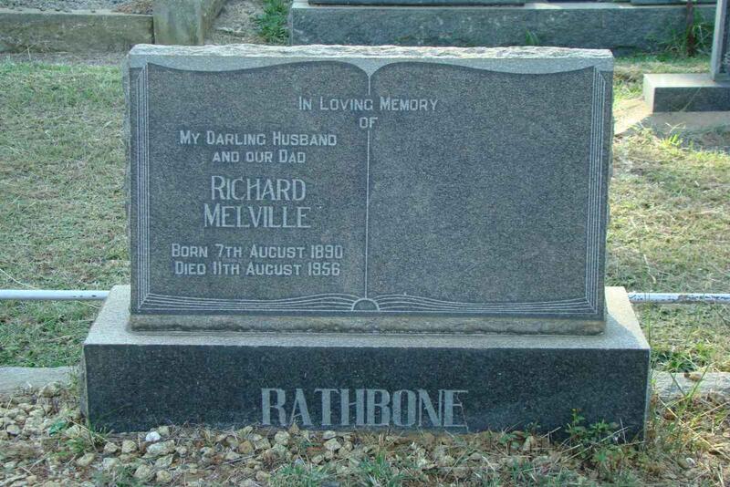 RATHBONE Richard Melville 1890-1956