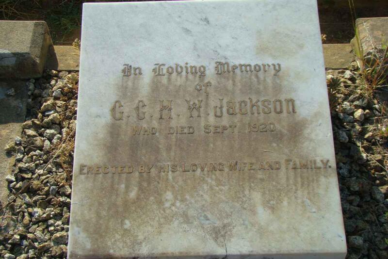 JACKSON G.C.H.W. -1920