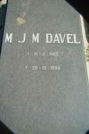 DAVEL M.J.M. 1905-1994