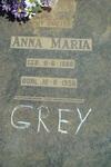 GREY Anna Maria 1888-1958