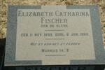 FISCHER Elizabeth Catharina nee DE KLERK 1889-1969