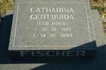 FISCHER Catharina Gertruida nee HUGO 1921-1990
