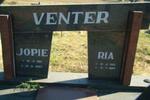 VENTER Jopie 1911-1993 & Ria 1915-1999