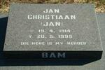 BAM Jan Christiaan 1914-1995