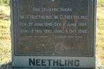 NEETHLING W.V. 1848-1940 & W.C. 1864-1948