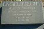 ENGELBRECHT Aletta Susanna 1901-1991