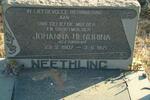 NEETHLING Johanna Hendrina nee KLEYNHANS 1907-1971