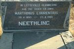 NEETHLING Marthinus Lourentius 1893-1980