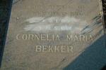 BEKKER Cornelia Maria 1913-1984