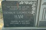BAM Jacobus Louwrens 1901-1963