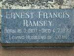 RAMSEY Ernest Francis 1907-1973 :: RAMSEY Jeanette Kathleen 1938-1943 