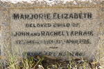 LAPRAIK Marjorie Elizabeth 1913-1936