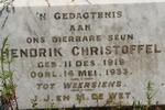 WET Hendrik Christoffel, de 1919-1933