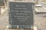 PREEZ Alida Susanna, du nee ALBERTS 1873-1955