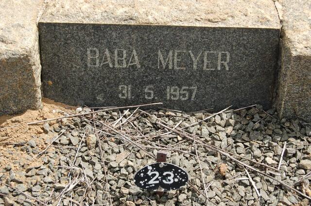 MEYER Baba -1957