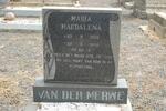 MERWE Maria Magdalena, van der 1896-1978