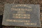 KRUGER Aletta Catharina 1947-1947